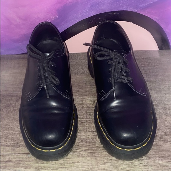 Doc Marten Black 1461 Bex Smooth Leather Oxford Shoes Size 7 /w9 Lace Up